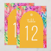Casamento Floral Colorido Moderno de Aquarela Trop