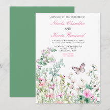 Casamento Floral da Borboleta Verde primavera