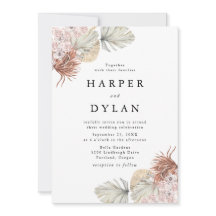 Casamento Floral de Aquarela Tropical