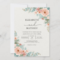 Casamento Floral de Arqueiro Soft Coral