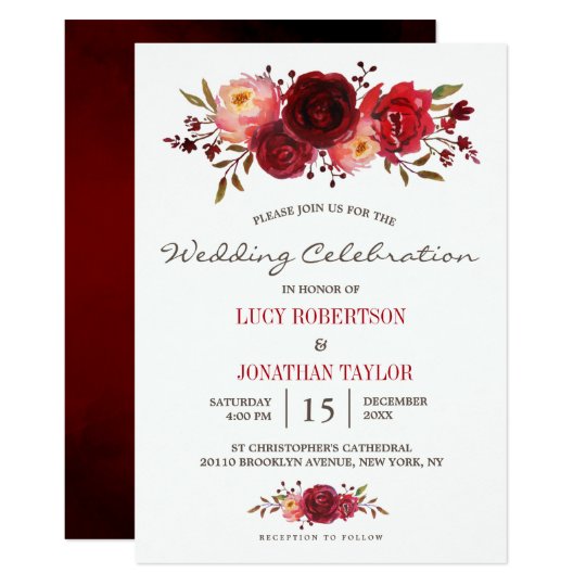 Featured image of post Convite De Casamento Rosas Vermelhas Convites de casamento s o essenciais em uma cerim nia de casamento