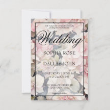 Casamento floral de cor rosa empoeirado Elegante