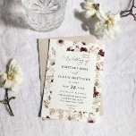 Convite Casamento Floral de Flores Selvagens de Queda<br><div class="desc">Encontrem seus convidados para o casamento com suas Convidações de Casamento Floral de Flores de Queda.</div>