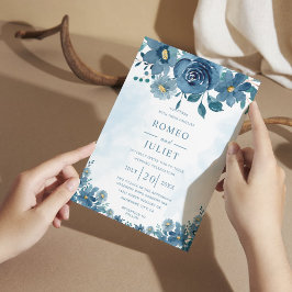 Convite Casamento Floral de Jardim de Verão