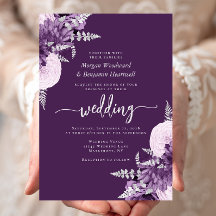 Casamento Floral de Lilás Roxo Prata