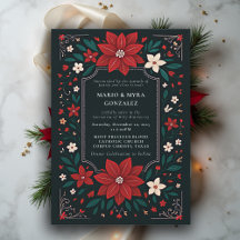 Casamento Floral de Natal Elegante Rústico Mexican