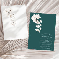 Casamento Floral de Orquídea Branca Esmeralda Mode