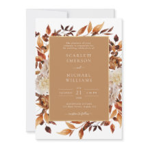 Casamento Floral de Outono Dourado