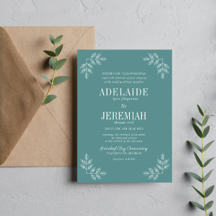 Convite Casamento Floral De Ovo De Pato Verdadeiro Simplic