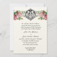 Casamento Floral de Rosas Rosa da Santa Família
