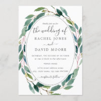 Casamento Floral de Wreath Verde