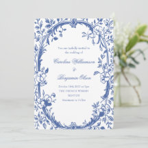 Casamento Floral do País Francês Azul Elegante