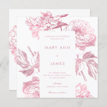 Casamento Floral Dourado e Simples Rosa