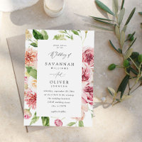 Casamento Floral e Verde Rosa e Pêssego V2