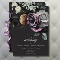 Casamento Floral Elegante Moody Twilight Muted