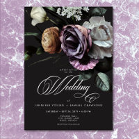 Casamento Floral Elegante Moody Twilight Muted