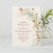 Casamento Floral Elegante Terracotta & Beige Boho