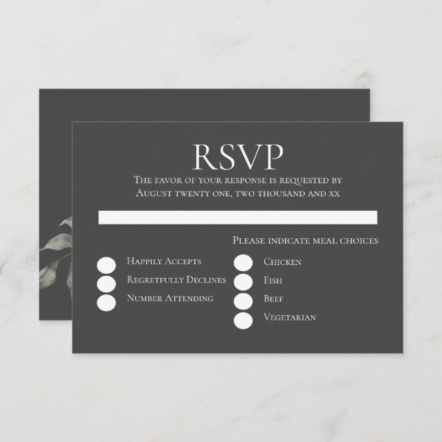 Convite Casamento Floral em Aquarela Elegante (Frente/Verso)