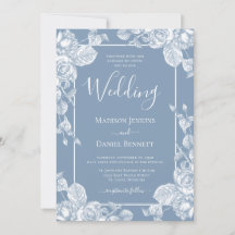 Casamento Floral em Azul Poeirento