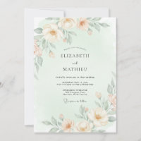 Casamento Floral Etéreo em Tom de Pêssego Pálido