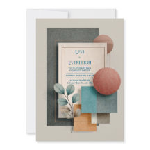 Casamento Floral Geométrico Moderno