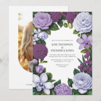 Casamento Floral Lavanda, Malva e Ameixa