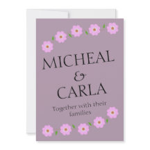 Casamento floral minimalista