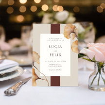 Casamento Floral Minimalista Elegante de Outono