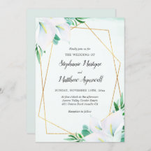 Casamento Floral Moderno - Geométrico - Calla Lily