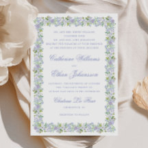 Casamento Floral Moldura Cottage Romântico