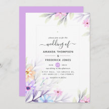 Casamento Floral Pastel Watercolor