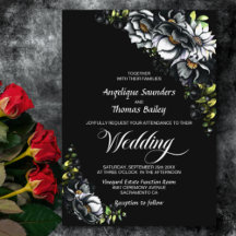 Casamento Floral Preto Temperamental