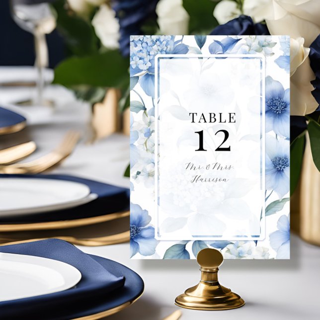 Convite Casamento Floral Primavera de Verão com Hydrangea  (Criador carregado)