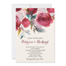 Casamento Floral Romântico de Borgonha