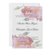 Casamento Floral Romântico por Aquarela