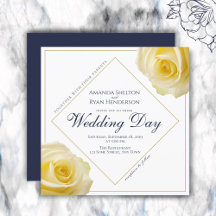 Casamento Floral Rosa Amarela Moderna