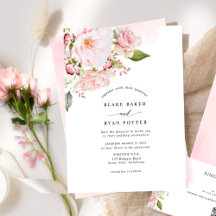 Casamento Floral Rosa Chic e Rosa Bege
