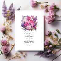 Casamento Floral Rosa-Lavanda e Quase-Mauve
