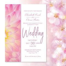 Casamento Floral Rosa Moderno