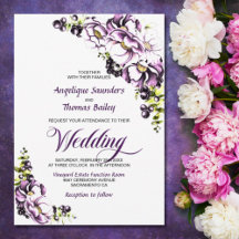Casamento Floral Roxo