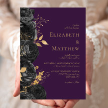 Casamento Floral Roxo Dourado Romântico