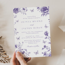 Casamento Floral Roxo Encantado