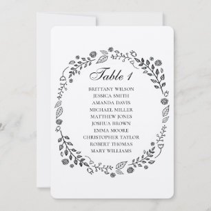 Convite Casamento floral russo. Gráfico de lugares-coroas-