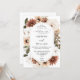 Convite Casamento Floral Rustic Neutral Boho (Frente/Verso In Situ)