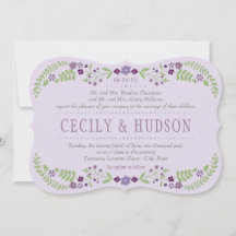 Casamento Floral Rustic Purple e Green