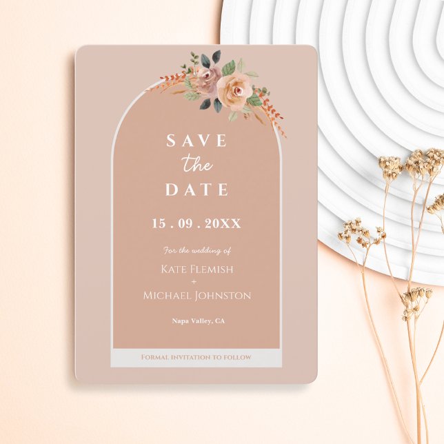 Convite Casamento Floral Simples (Criador carregado)