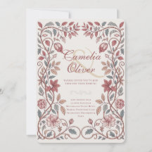 Casamento Floral Terracota Azul Vitoriano Patrimôn