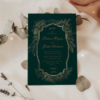 Casamento Floral Tradicional Romântico Dourado