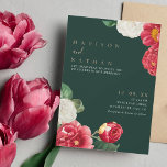 Convite Casamento Floral Verde Elegante Vintage<br><div class="desc">Celebre o seu amor com este eterno Vintage Vintage,  Convite Floral de Casamento! Estes convites de casamento apresentam ilustrações florais vintages nos cantos,  em um fundo verde,  perfeito para uma celebração romântica e sofisticada. Personalize para atender às suas necessidades.</div>