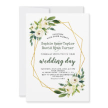 Casamento Floral Verde Verde de Ouros Dourados Ele